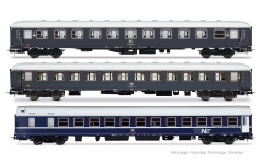 Rivarossi HR4411 - H0 - 3-tlg. Set Personenwagen Remus, FS, Ep. IV-V - Set 2